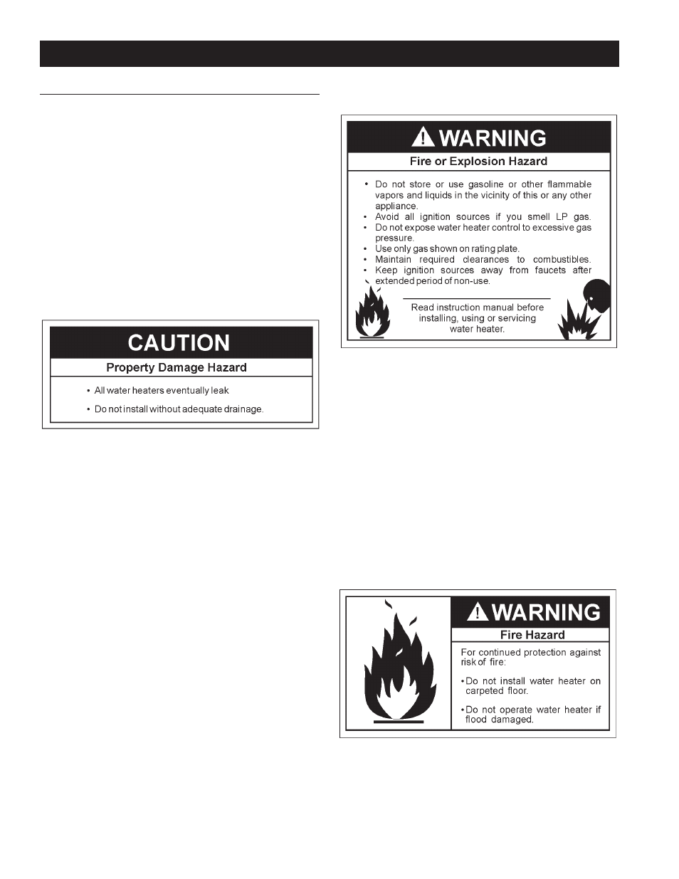 Locating the new water heater, Facts to consider about the location | Maytag HRX40HARS User Manual | Page 10 / 32