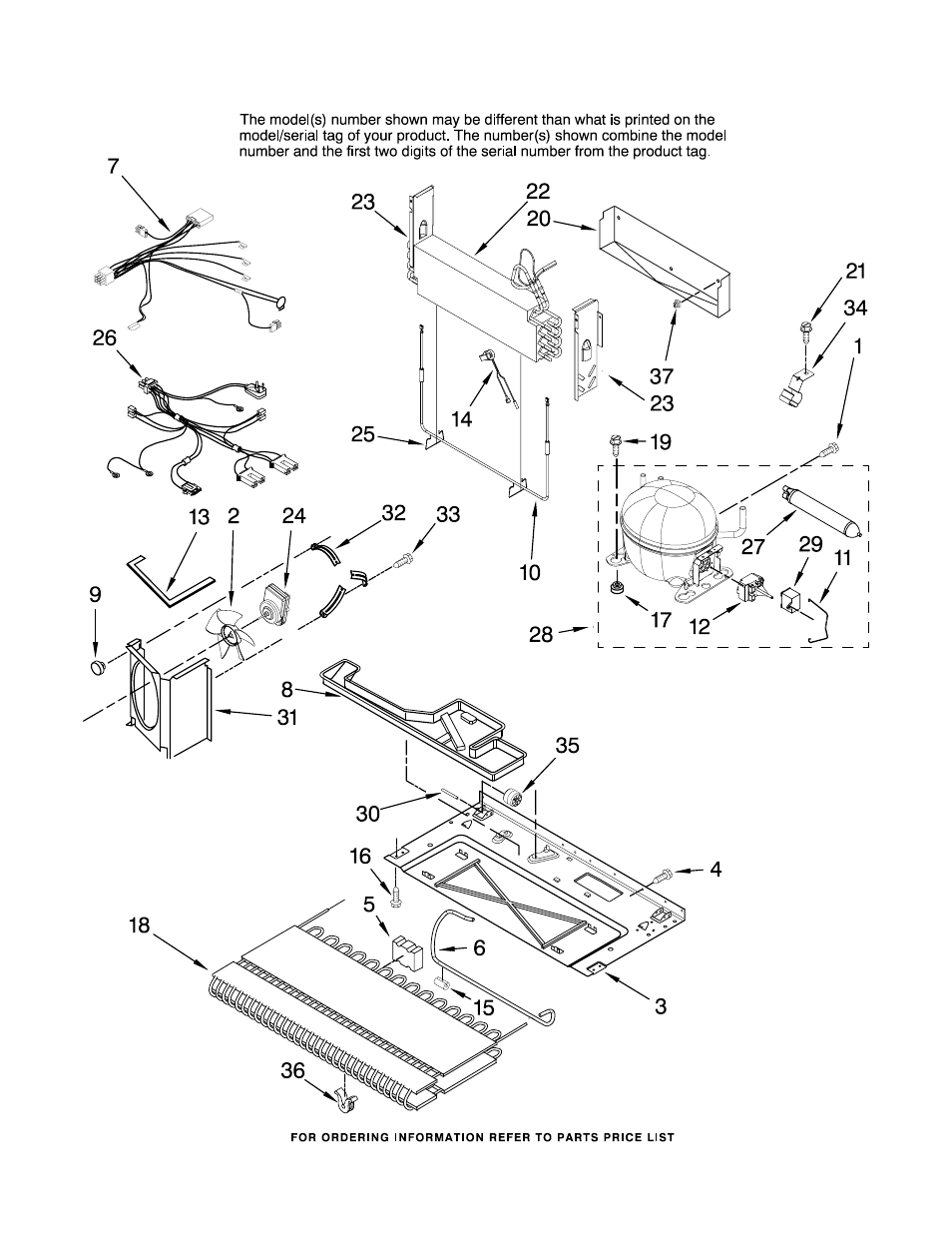 Unit, Unit parts | Maytag MBF2254HEQ14 User Manual | Page 9 / 15