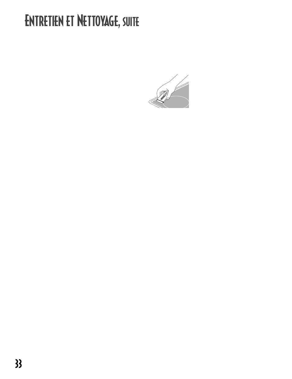 Entretien et nettoyage, Suite | Maytag GEMINITM User Manual | Page 34 / 56