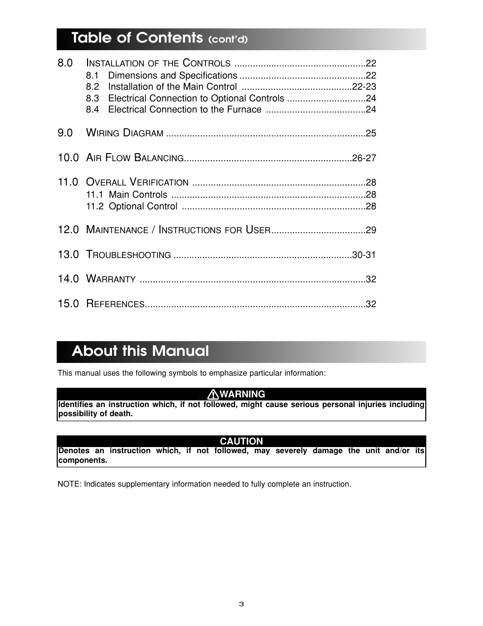 Maytag Ventilation Systems HRV-210 User Manual | Page 3 / 32