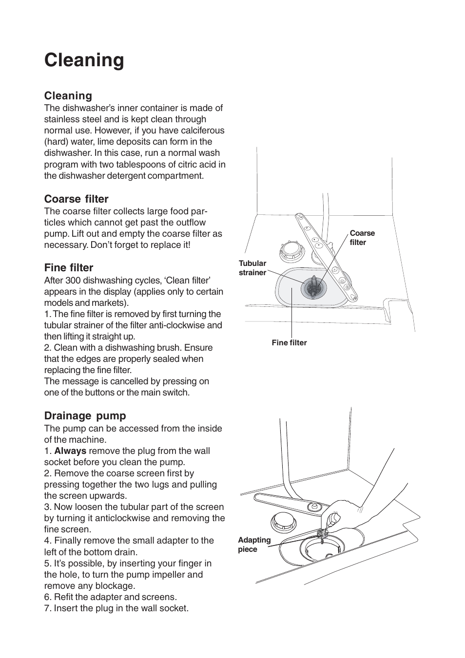 Cleaning | Maytag 860S User Manual | Page 21 / 40