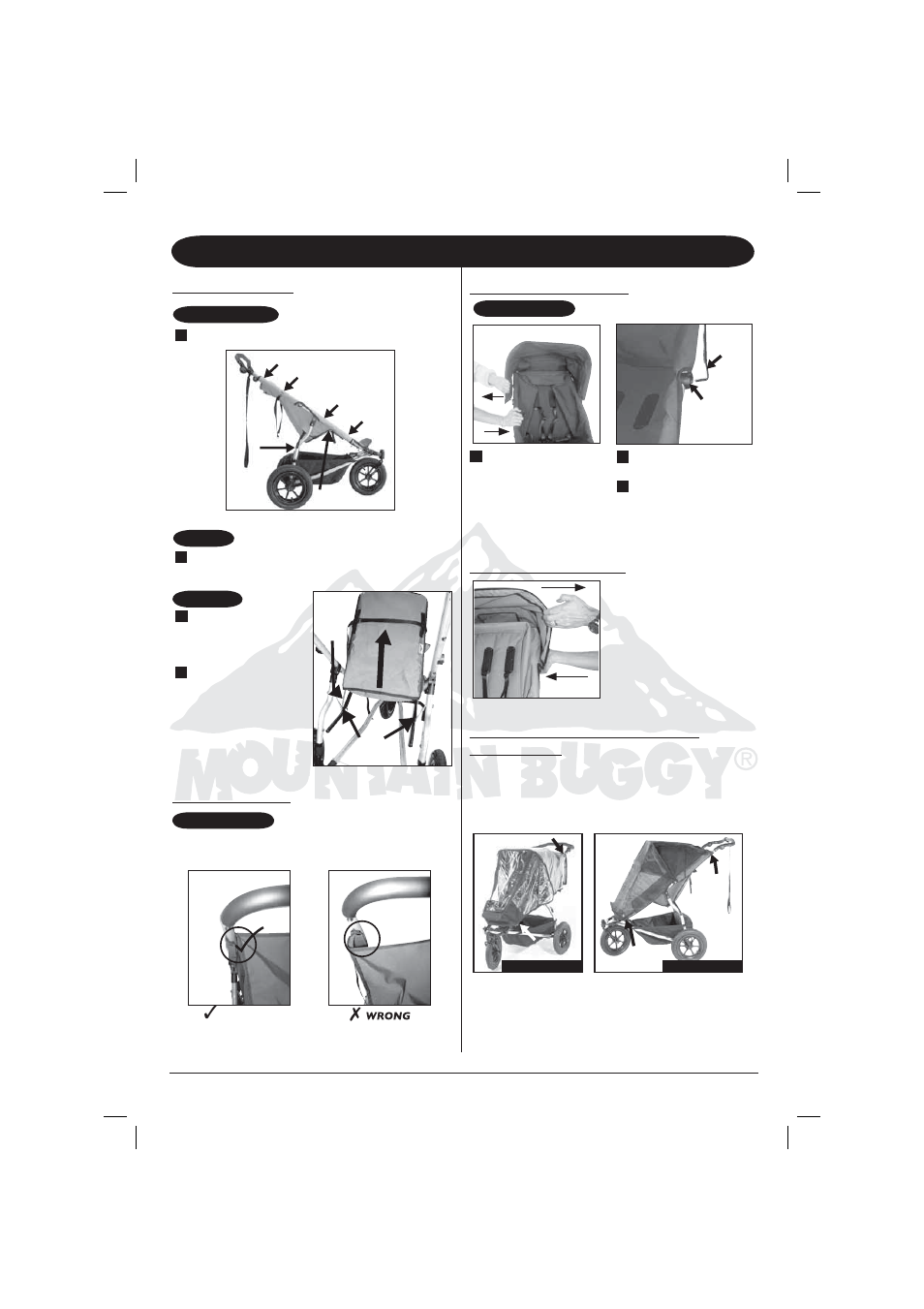 Operation | Mountain Buggy Terrain Double-T2204 User Manual | Page 6 / 11