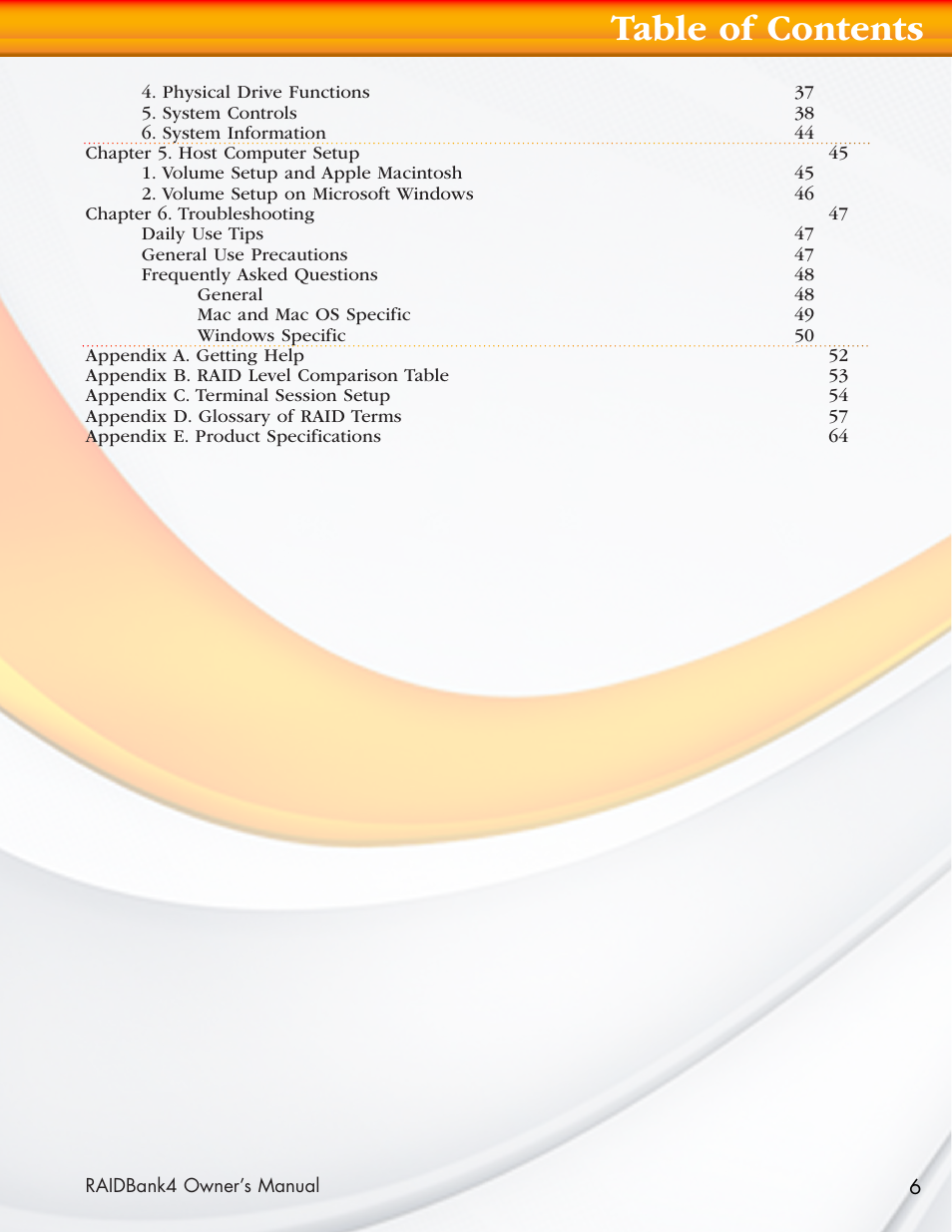 MicroNet Technology Network Device RAIDBank4 User Manual | Page 6 / 66