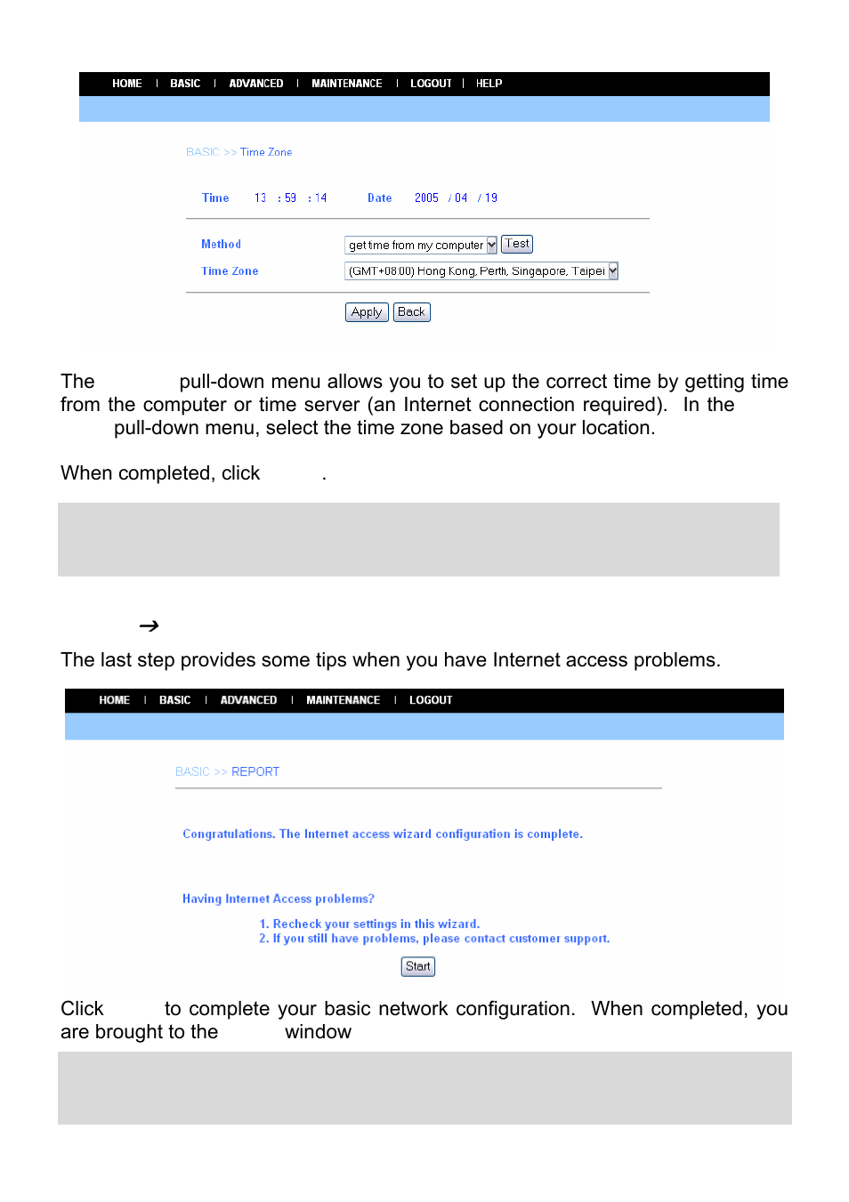 Basic, Report | MicroNet Technology SP5530 User Manual | Page 20 / 67