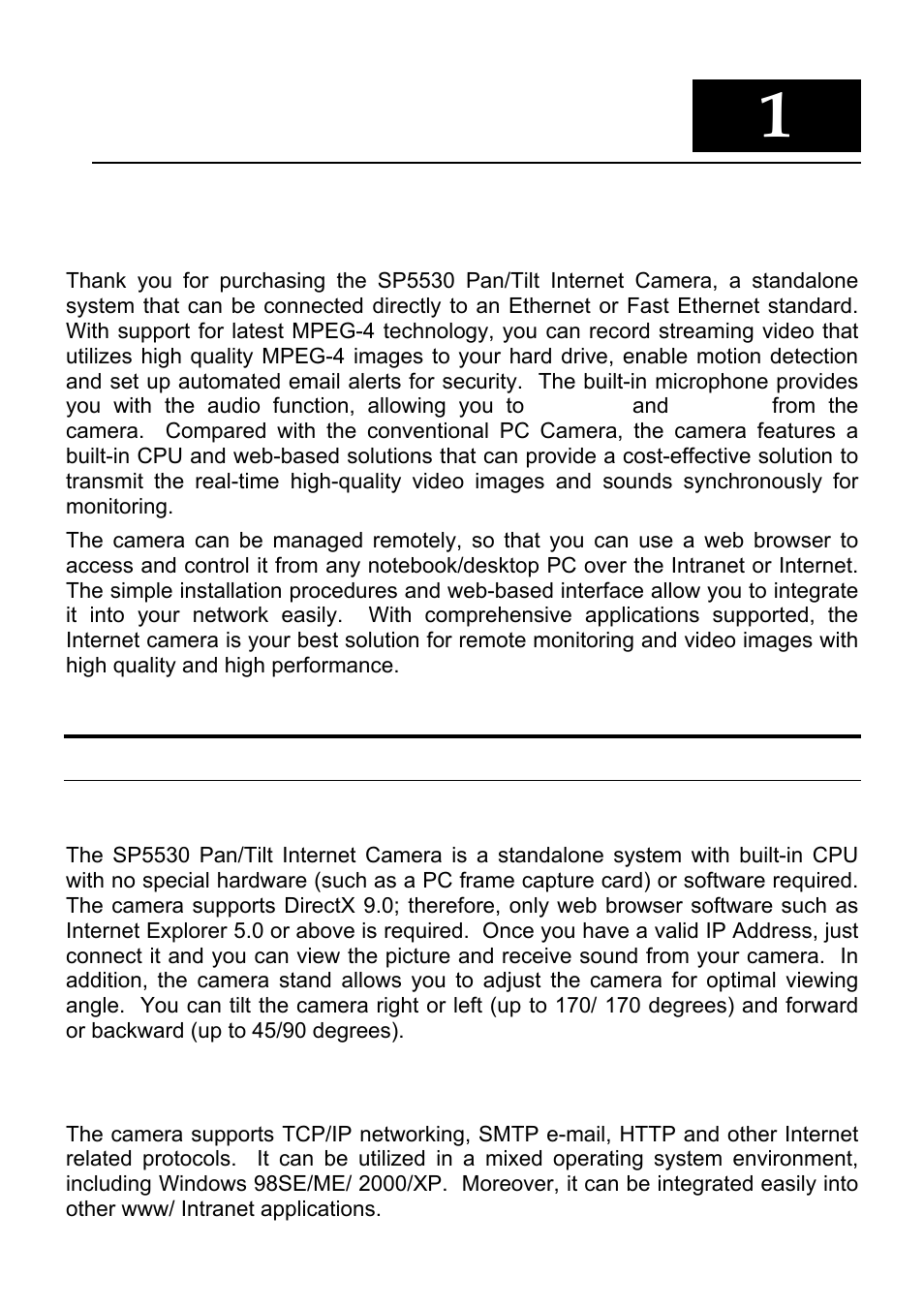 Ntroduction | MicroNet Technology SP5530 User Manual | Page 5 / 67