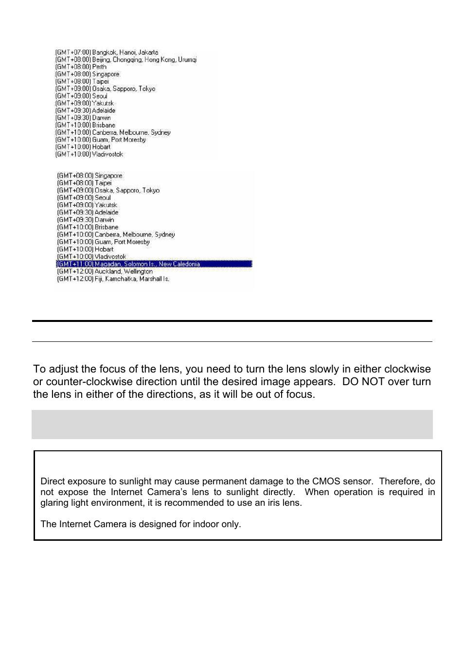E. adjust internet camera focus | MicroNet Technology SP5530 User Manual | Page 61 / 67