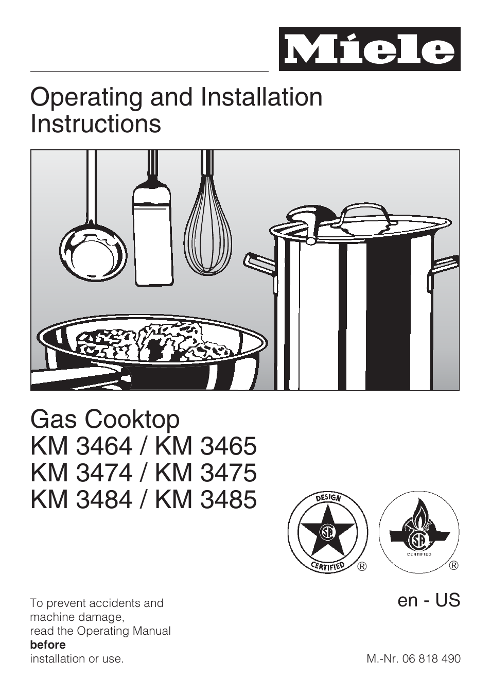 Miele KM 3464 User Manual | 40 pages