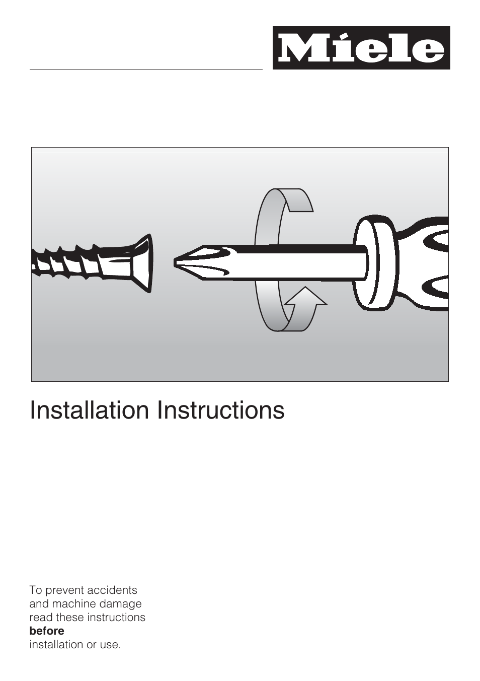 Installation instructions 21, Installation instructions | Miele KM 3464 User Manual | Page 21 / 40