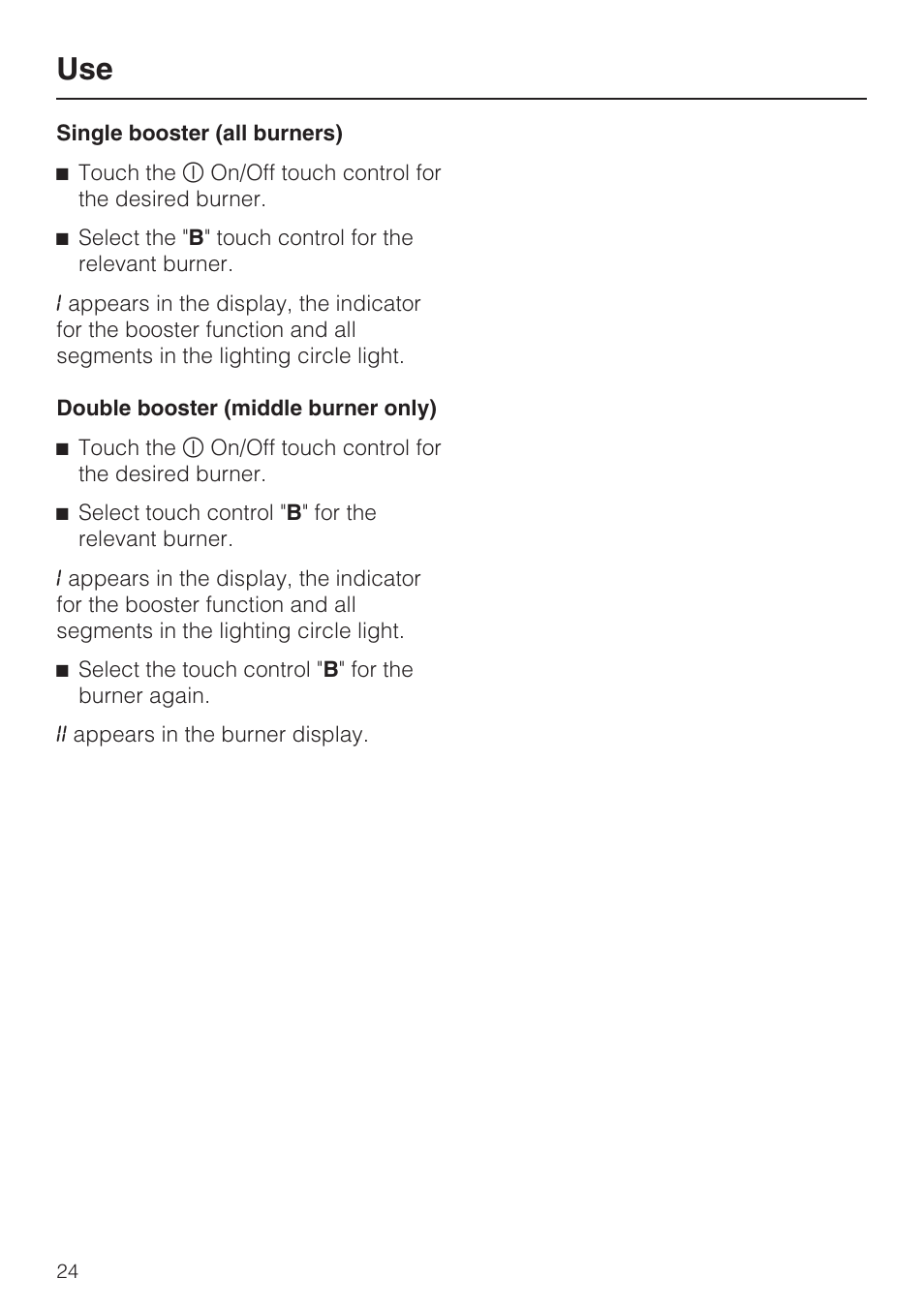 Miele KM5773 User Manual | Page 24 / 52