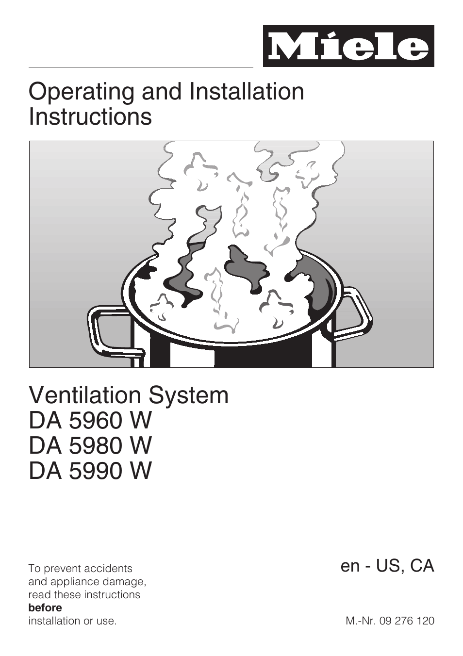 Miele DA5990W User Manual | 36 pages