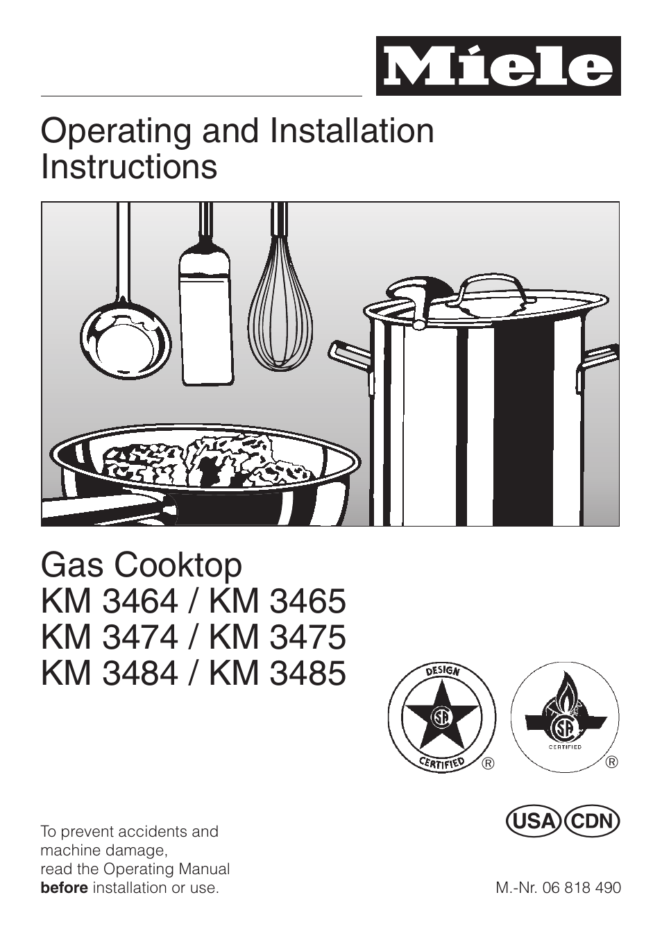 Miele KM 3485 User Manual | 40 pages