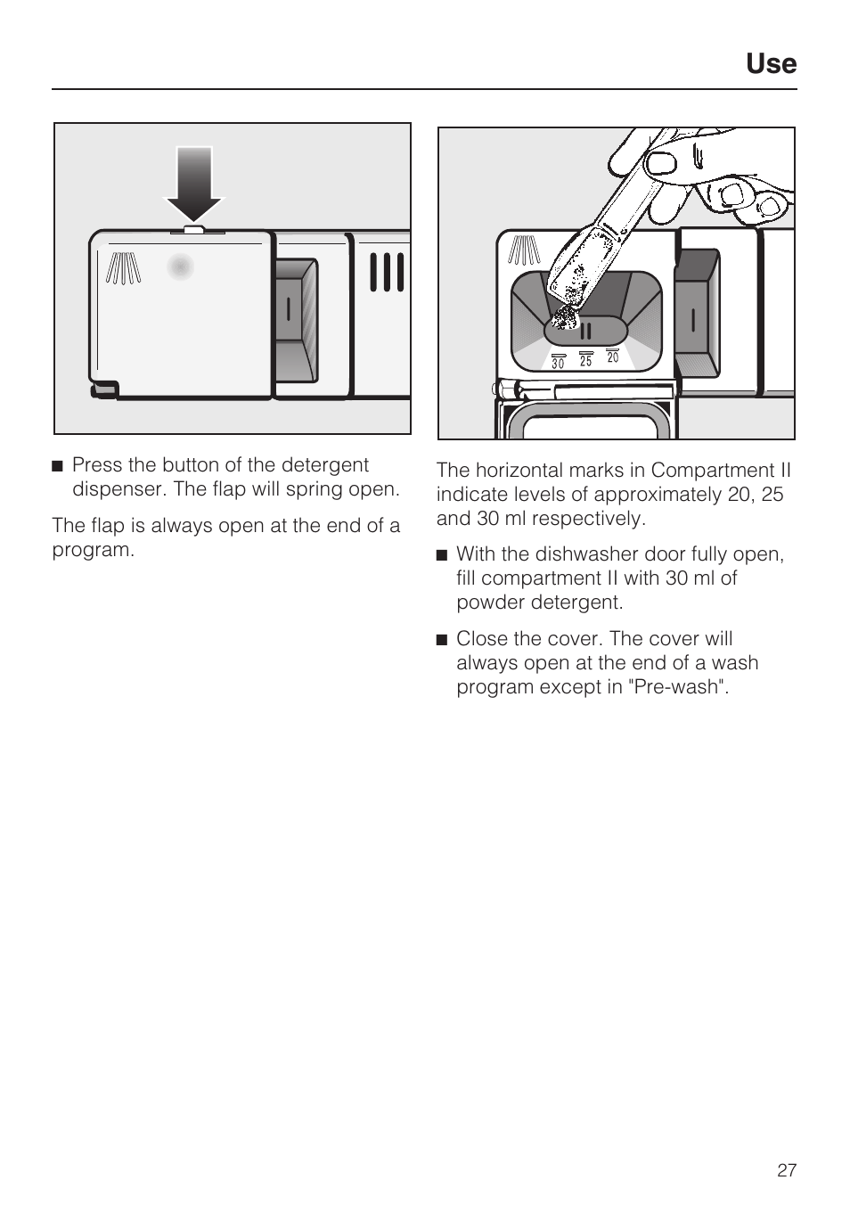 Miele PROFESSIONAL PG 8050I User Manual | Page 27 / 76