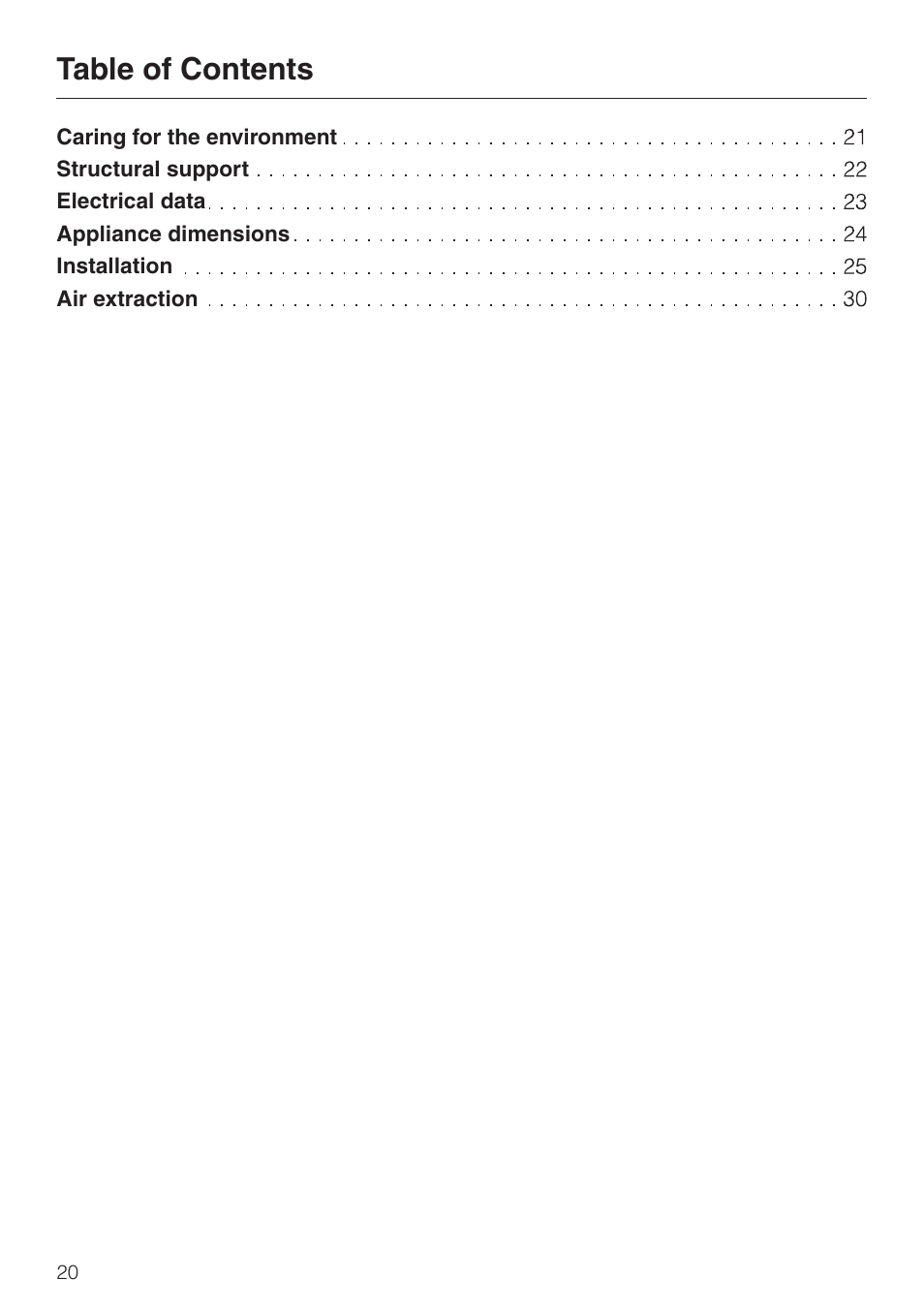 Miele DA 230-3 User Manual | Page 20 / 32