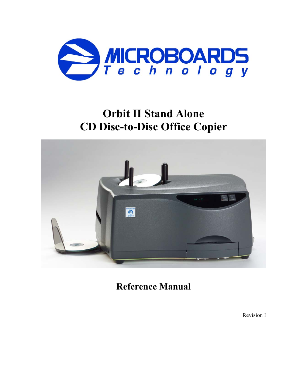 MicroBoards Technology CD Disc-to-Disc Office Copier II User Manual | 39 pages