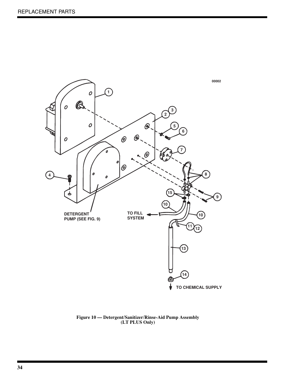 34 replacement parts | Moyer Diebel 401-HTM2 PLUS User Manual | Page 40 / 51