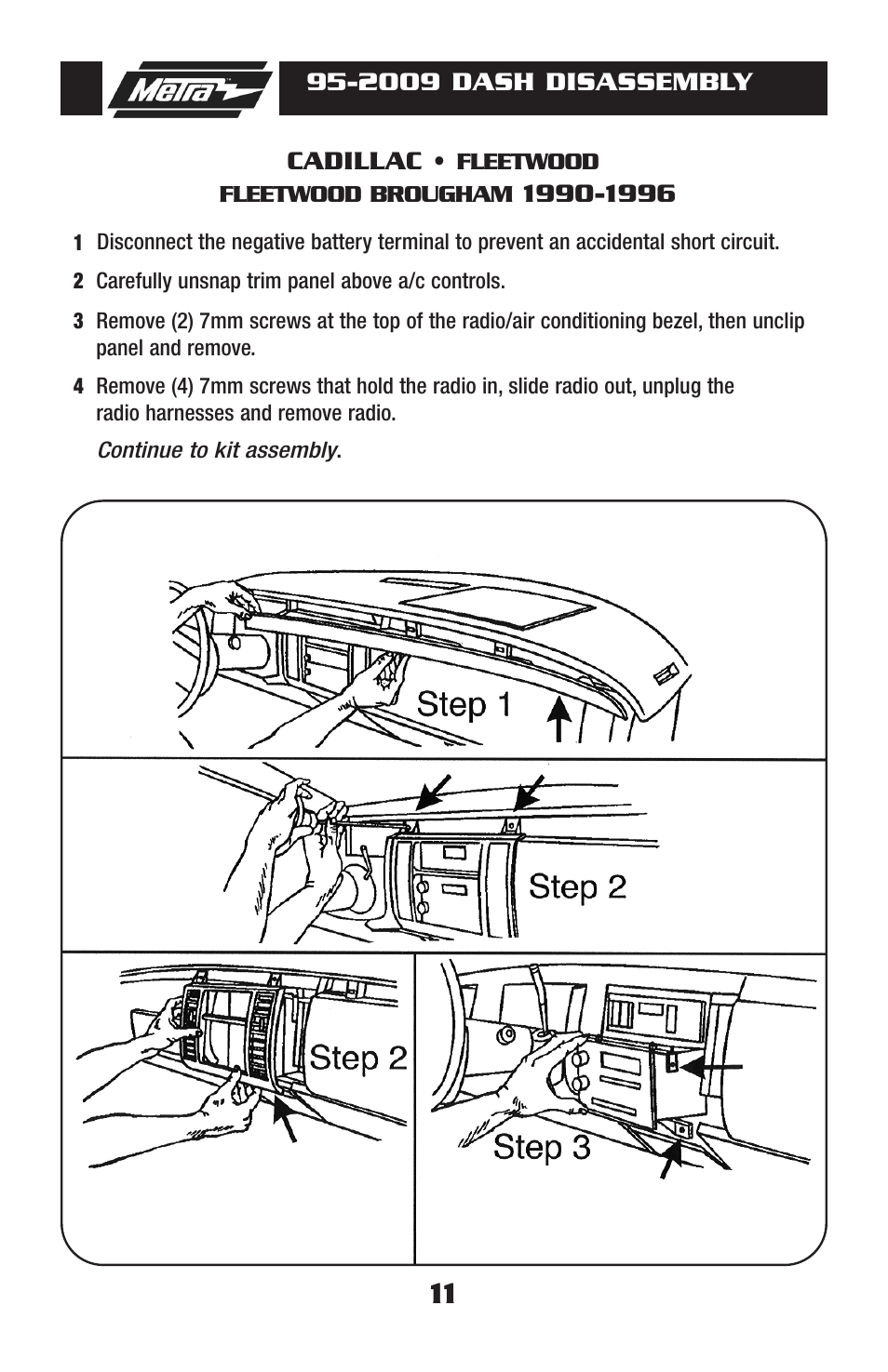 Metra Electronics 95-2009 User Manual | Page 11 / 52