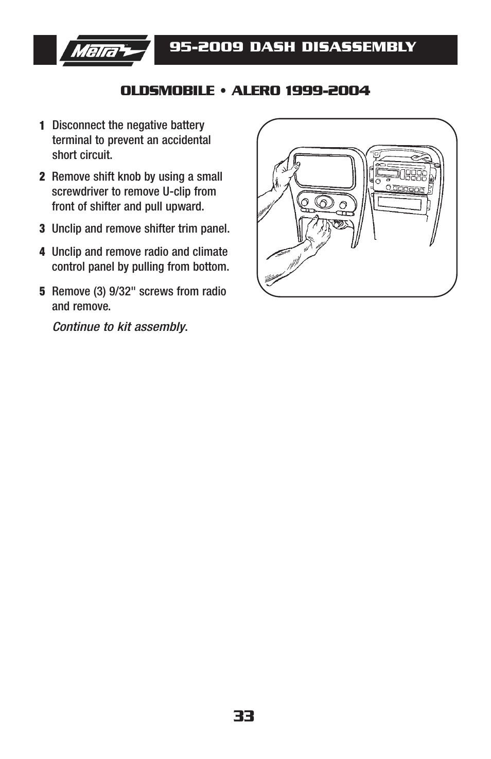 Metra Electronics 95-2009 User Manual | Page 33 / 52