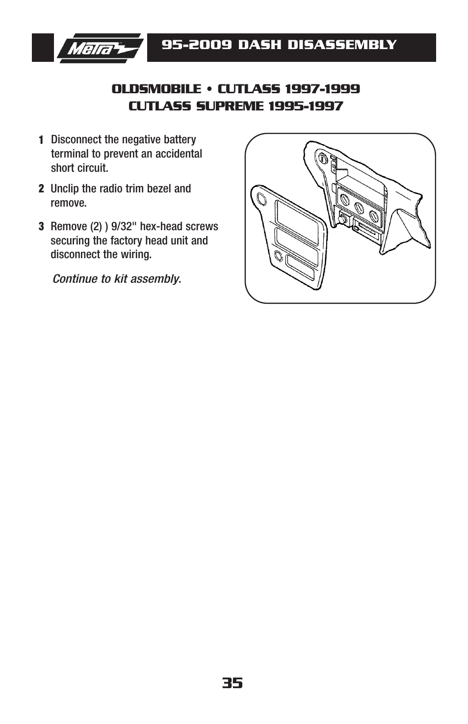 Metra Electronics 95-2009 User Manual | Page 35 / 52