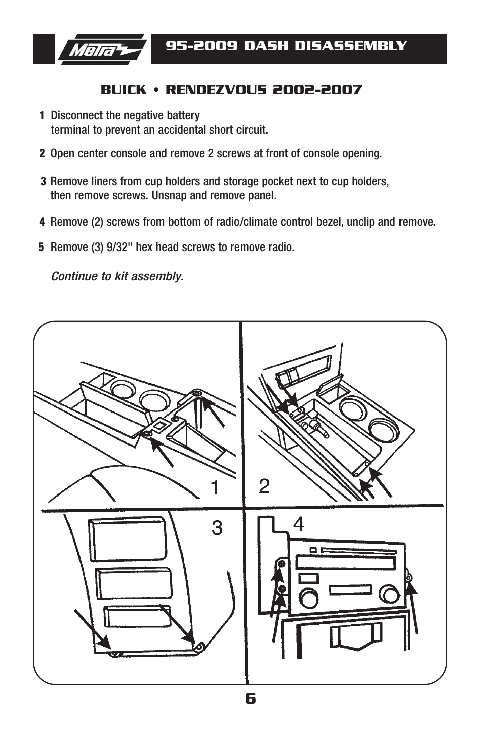 Metra Electronics 95-2009 User Manual | Page 6 / 52
