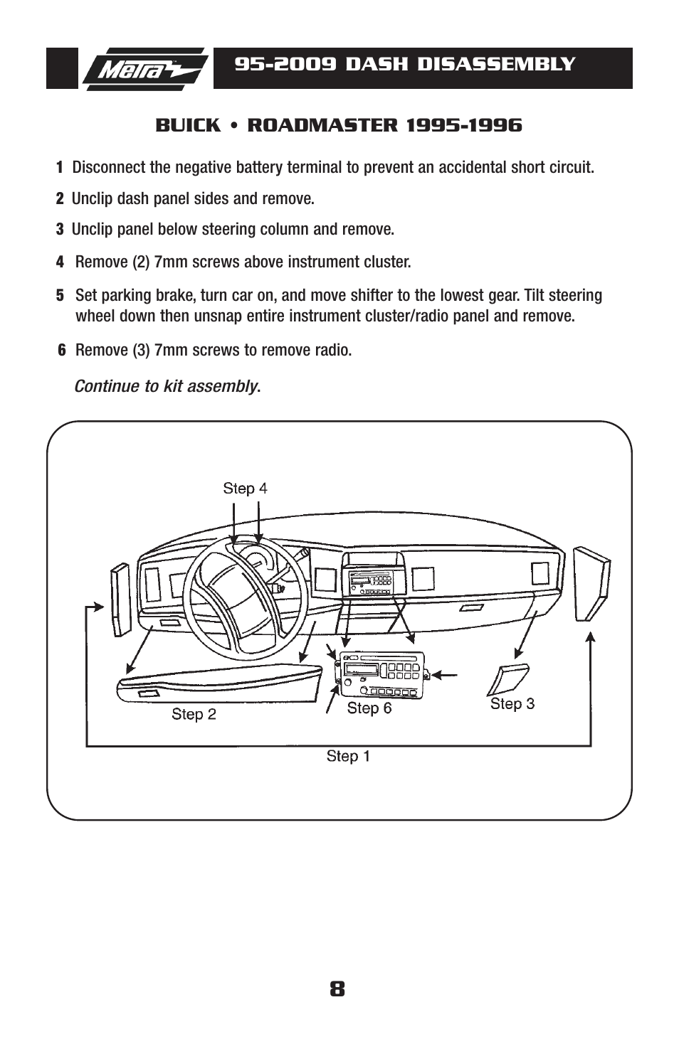 Metra Electronics 95-2009 User Manual | Page 8 / 52