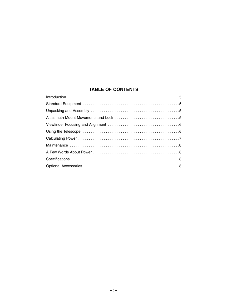 Meade Instruments 60AZ-A User Manual | Page 3 / 8