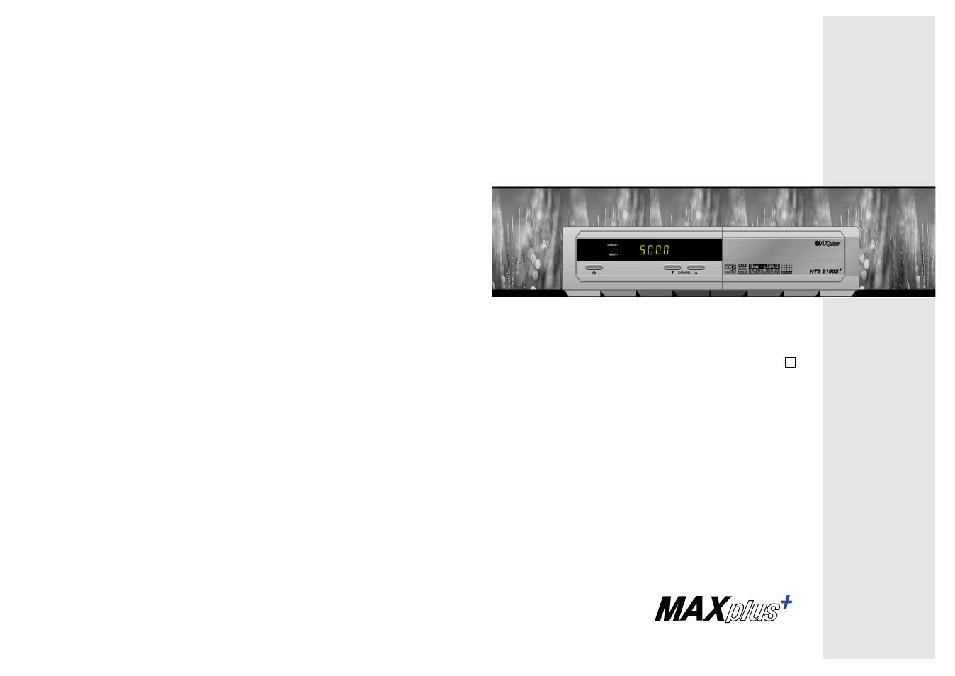 Maxplus Industries HTS 2100S+ User Manual | 21 pages