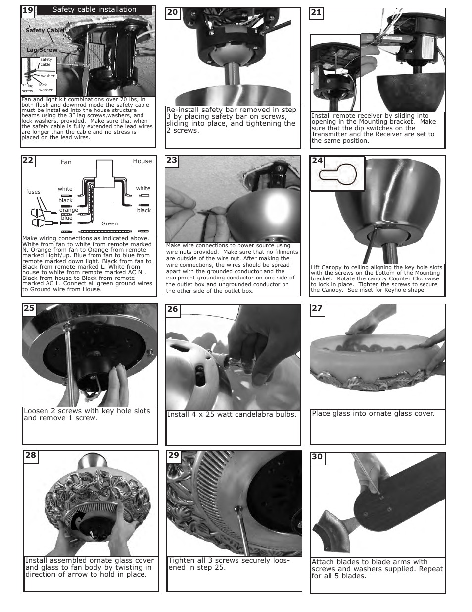 Monte Carlo Fan Company 5VYR56XXD User Manual | Page 4 / 7