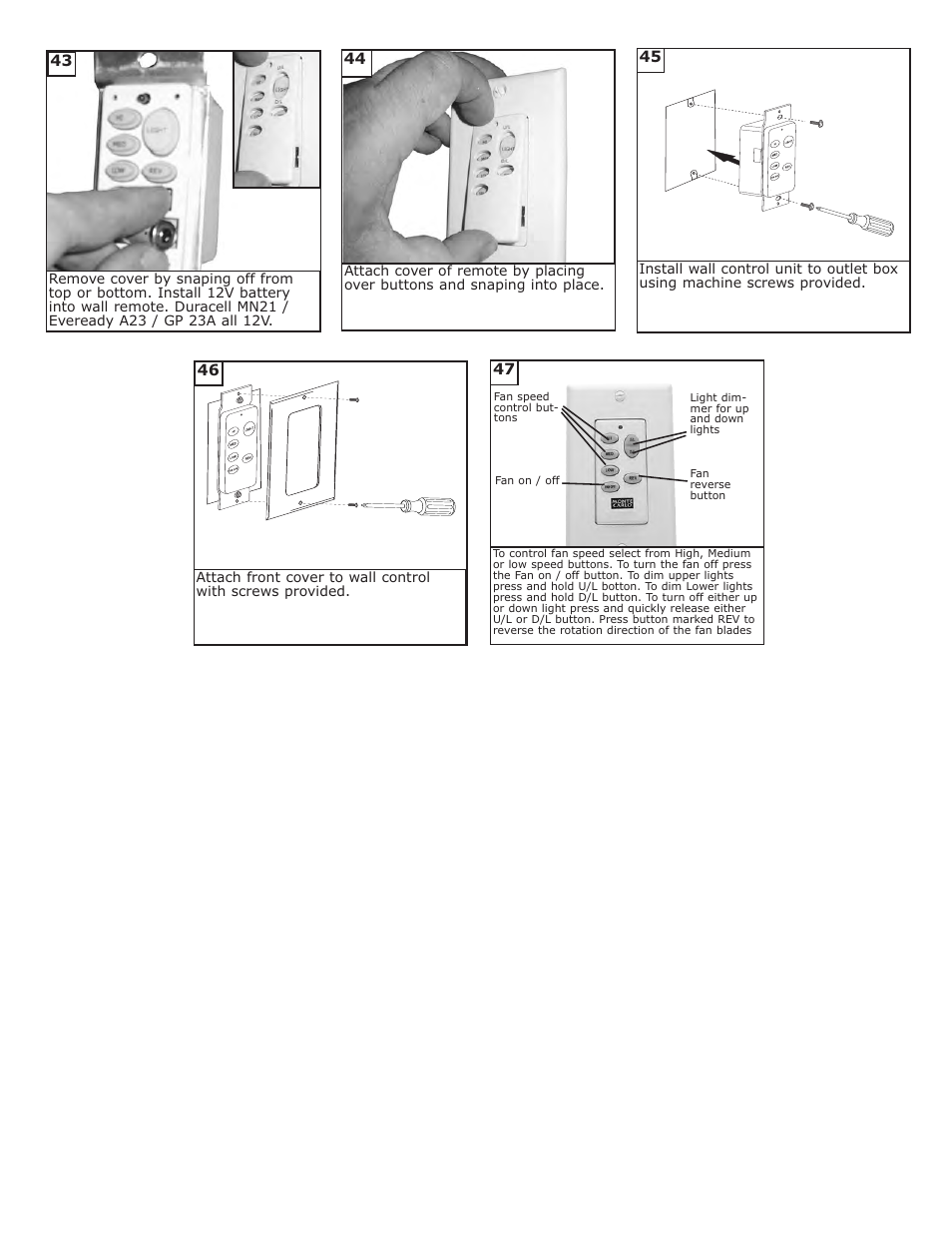 Monte Carlo Fan Company 5VYR56XXD User Manual | Page 6 / 7