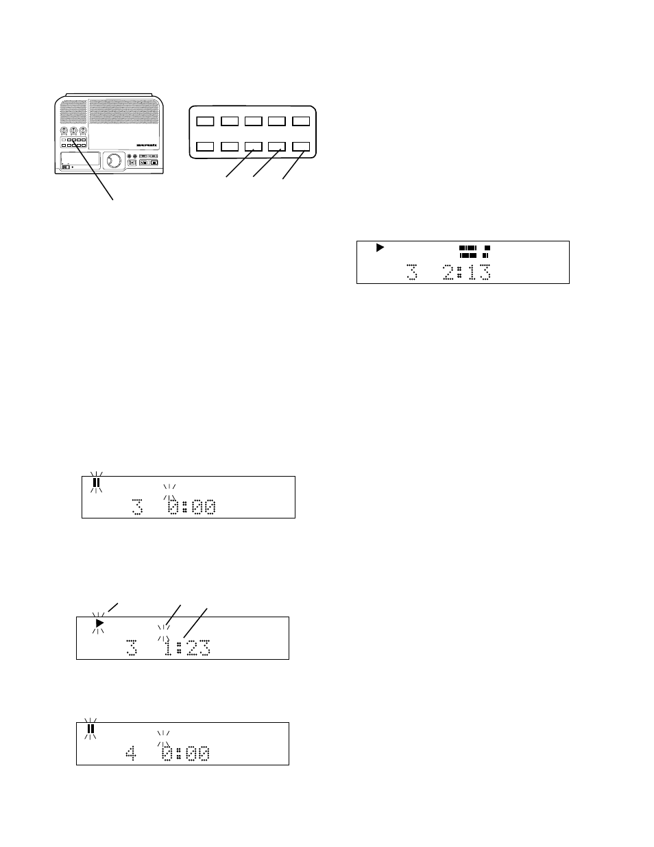 Controls, display (top) continued, A b c 6 | Marantz CDR300 User Manual | Page 10 / 36