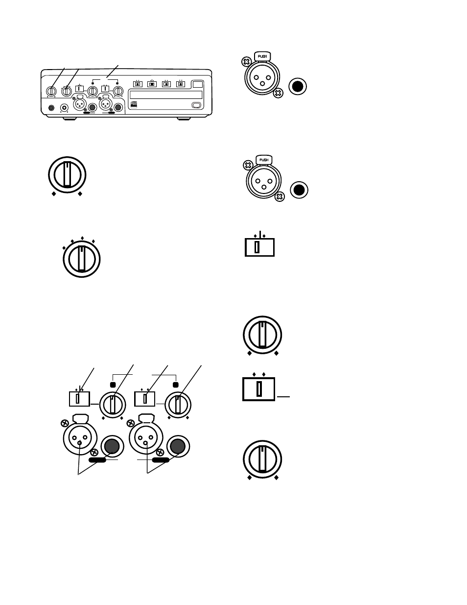 Controls, connections (front), Mic/line controls and input jacks | Marantz CDR300 User Manual | Page 13 / 36