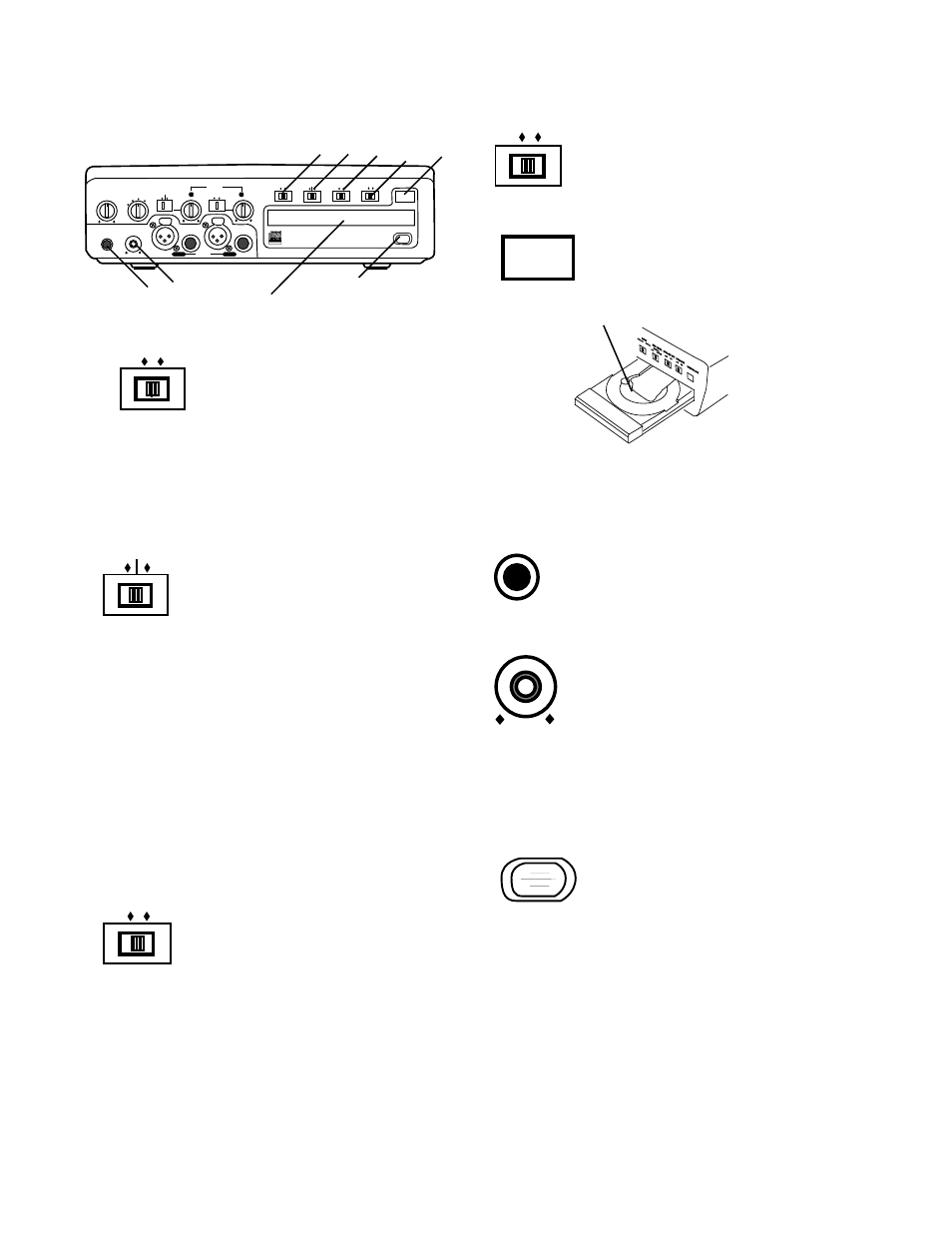 Controls, connections (front) con- tinued, Approximately 20 db to prevent distortion | Marantz CDR300 User Manual | Page 14 / 36