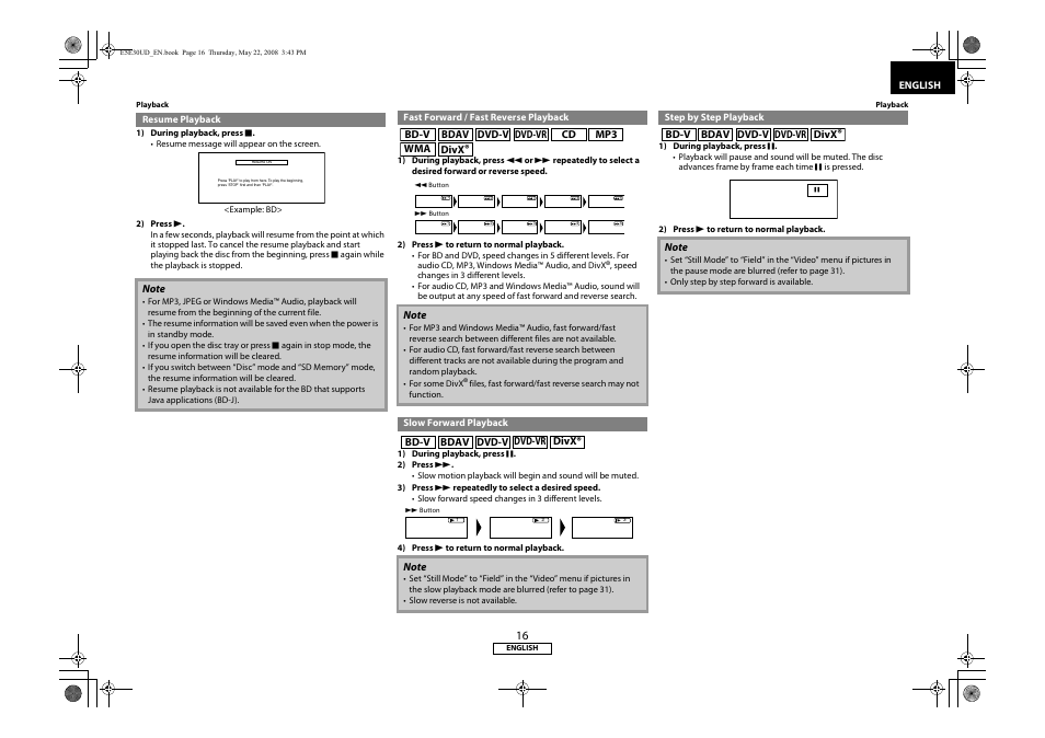 Marantz BD8002 User Manual | Page 19 / 44