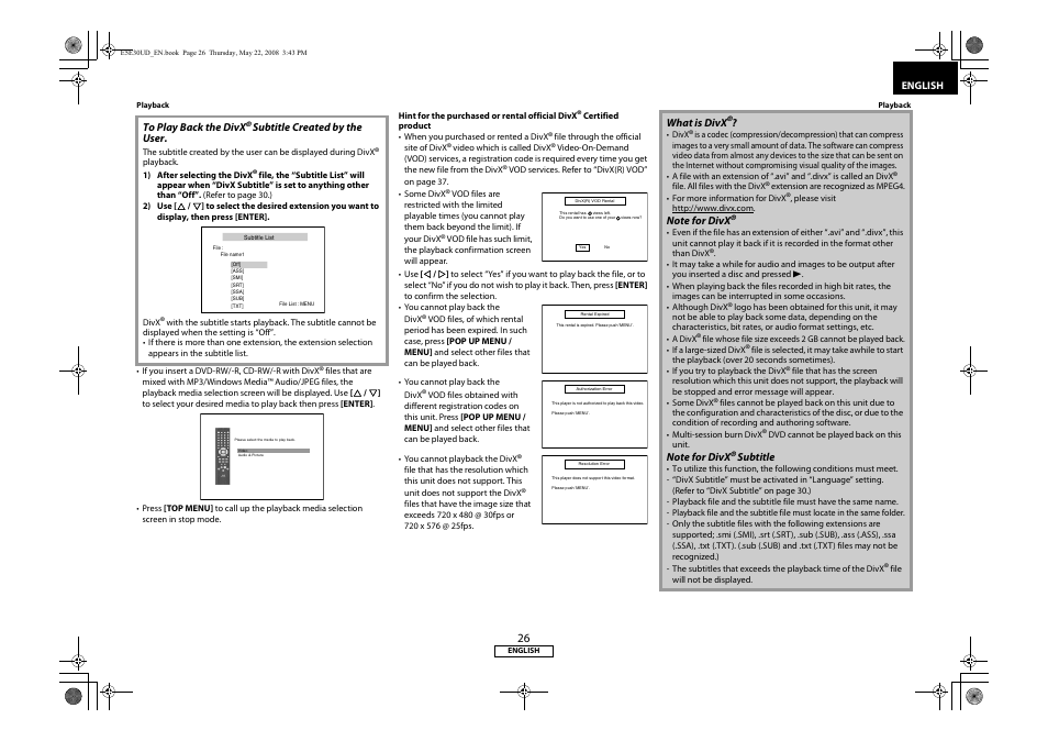 Marantz BD8002 User Manual | Page 29 / 44