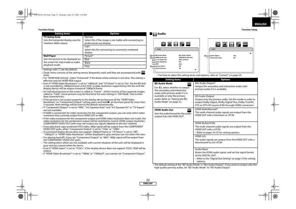 Marantz BD8002 User Manual | Page 35 / 44