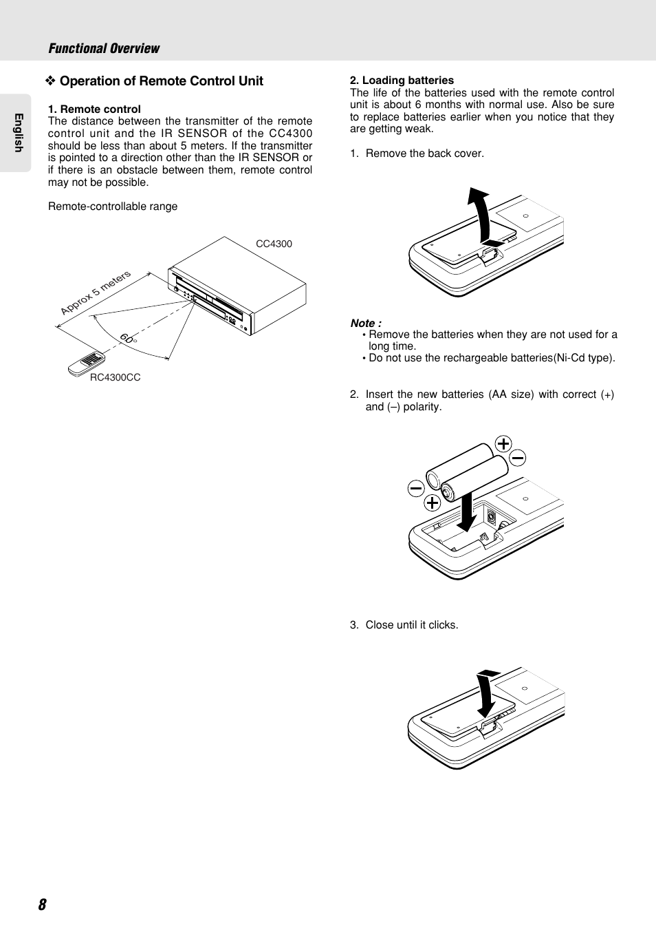 Marantz CC4300 User Manual | Page 12 / 34