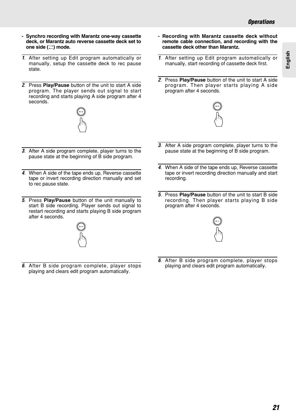 Marantz CC4300 User Manual | Page 25 / 34