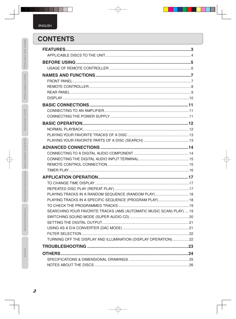 Marantz SA-15S2 User Manual | Page 8 / 34