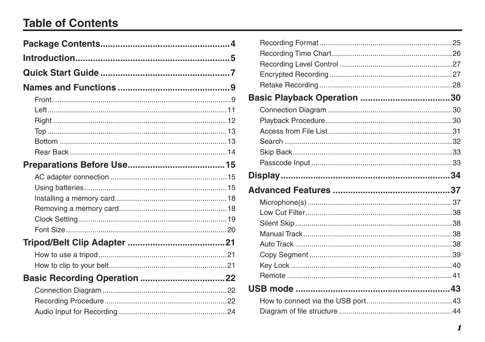 Marantz PMD620MKII User Manual | Page 13 / 96