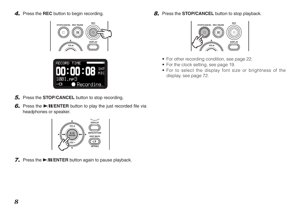 Marantz PMD620MKII User Manual | Page 20 / 96