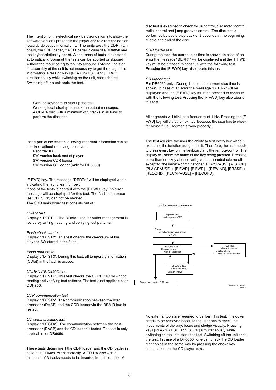 4 mechanical service diagnostics | Marantz MAR770 User Manual | Page 10 / 45