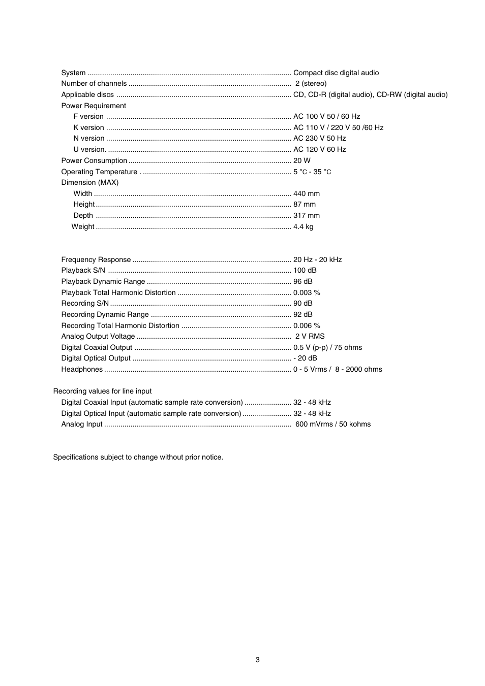 Marantz MAR770 User Manual | Page 5 / 45