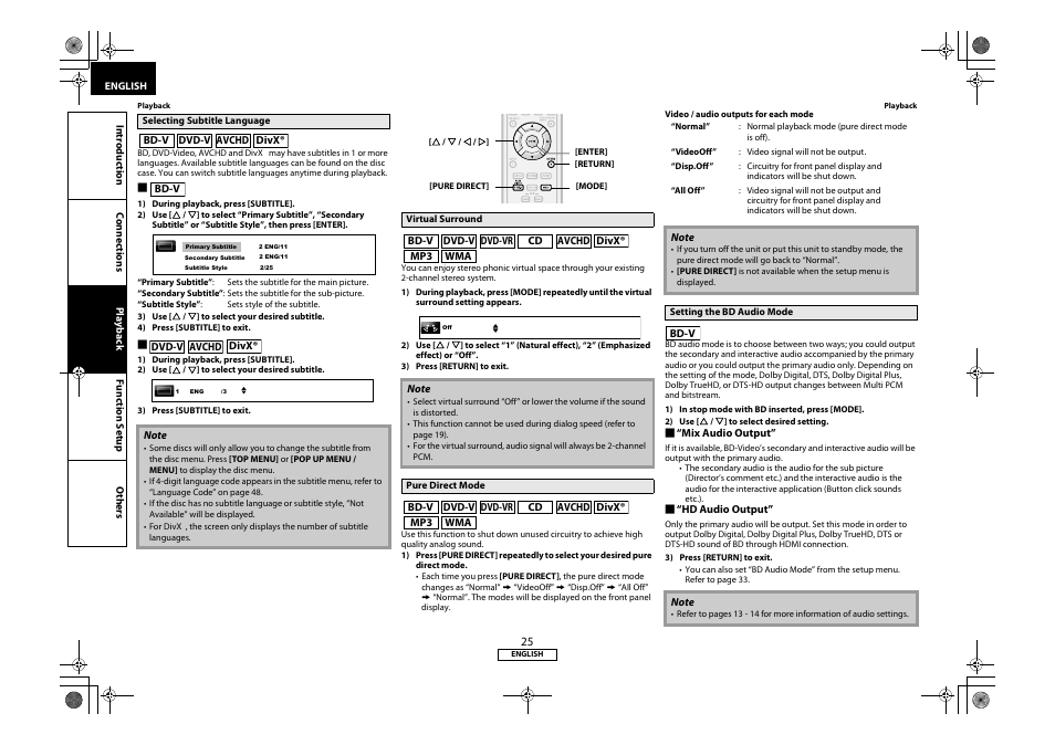 Ge 25 | Marantz 541110331126M User Manual | Page 28 / 53