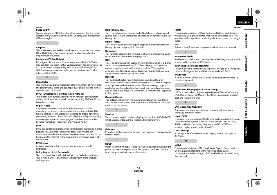 Ee also “digital audio | Marantz 541110331126M User Manual | Page 47 / 53