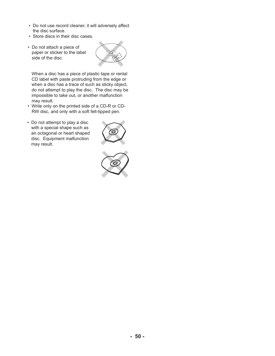Marantz CDR510 User Manual | Page 50 / 57