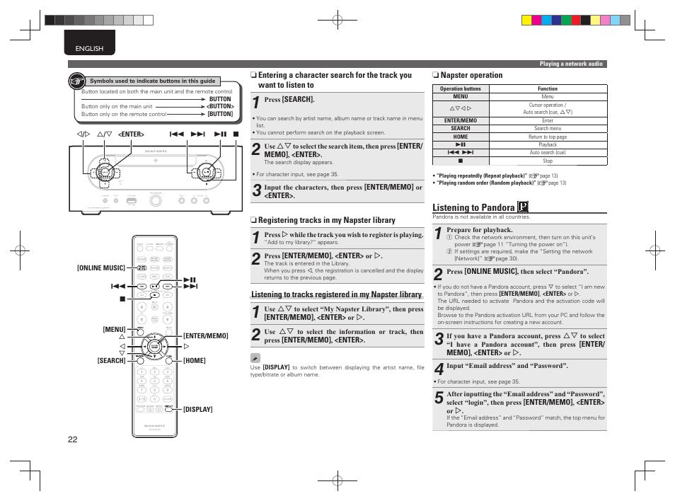 Marantz M-CR603 User Manual | Page 26 / 52