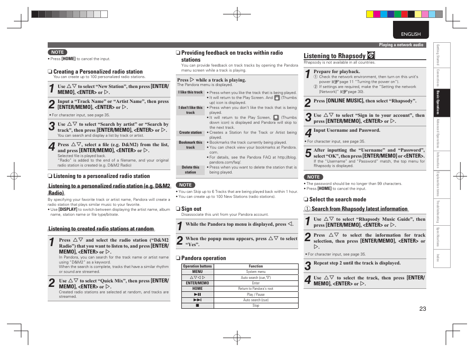 Marantz M-CR603 User Manual | Page 27 / 52