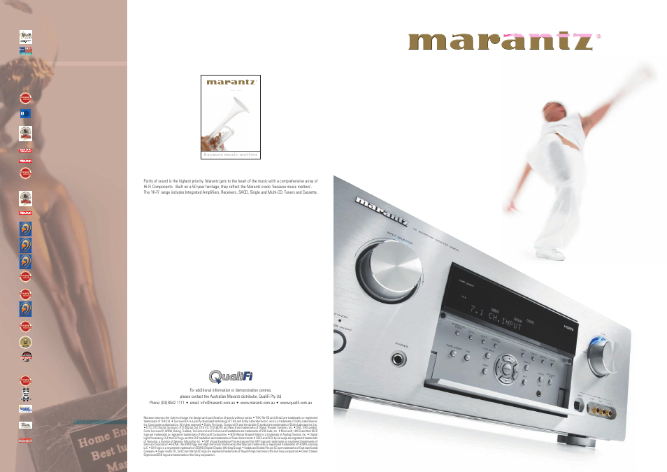 More from marantz | Marantz Home Theatre 2007 User Manual | Page 19 / 19