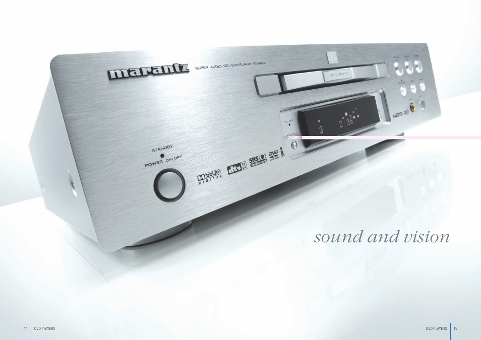 The wonder of sound and vision | Marantz Home Theatre 2007 User Manual | Page 8 / 19