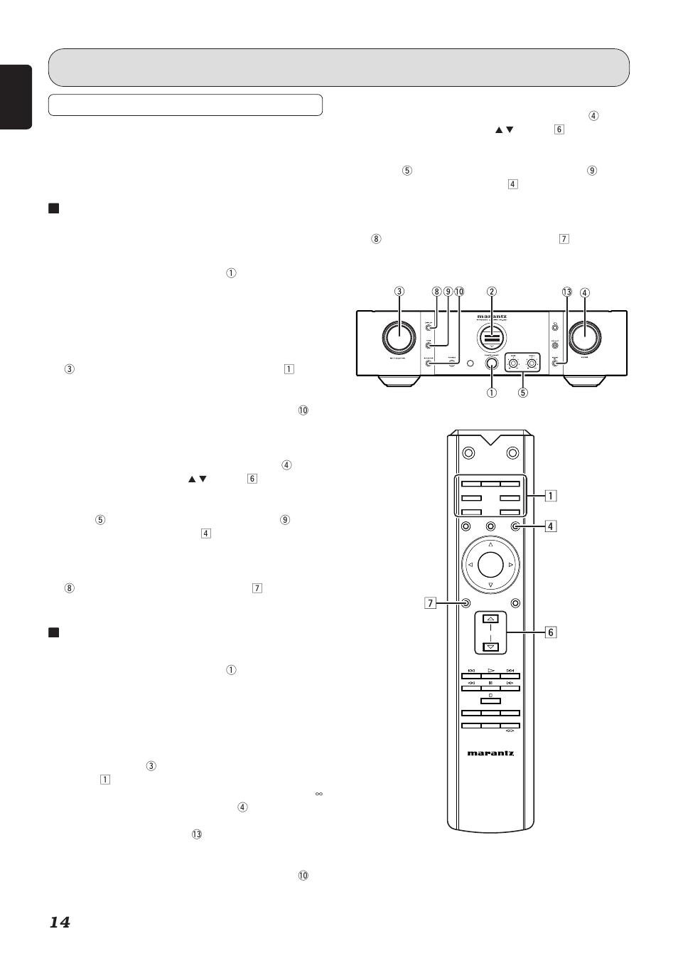 Basic operation, Playback, 77 disc playback on an super audio cd player | 77 disc playback on an analog record player | Marantz Reference Series PM-15S1 User Manual | Page 18 / 28