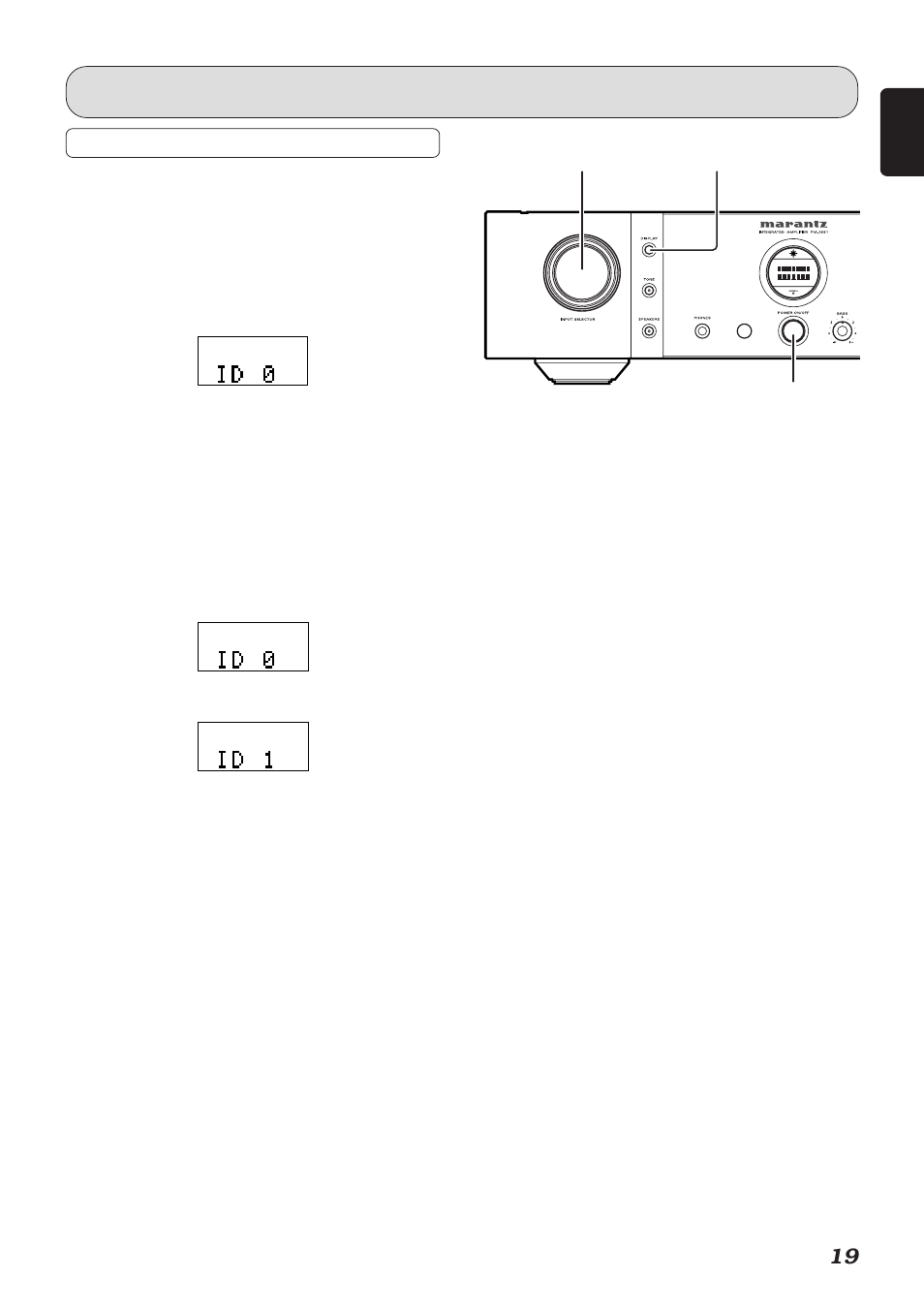 How to set id | Marantz Reference Series PM-15S1 User Manual | Page 23 / 28